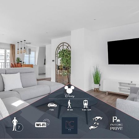 Disneyland-Paris 7 Pers, Netflix, Wifi, 2 Parking Chessy  Exteriör bild